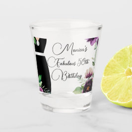 Vaso De Chupito Moda Elegante Fabuloso 50 cumpleaños personalizado