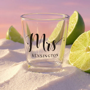 Vaso De Chupito Moda Personalizada Sra. Tipografía Recién Jugada