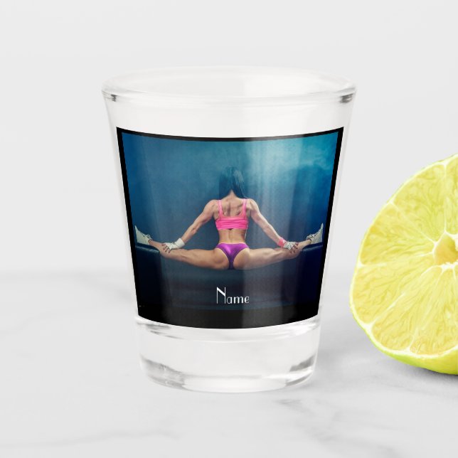 Vaso De Chupito Modelo De Gimnasio Femenino Split Thunder_Cove  (Anverso)