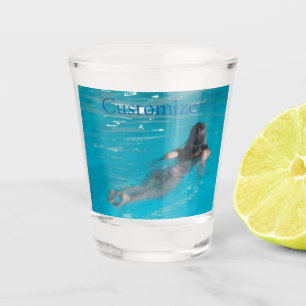 Vaso De Chupito Modelo femenino de natación Thunder_Cove