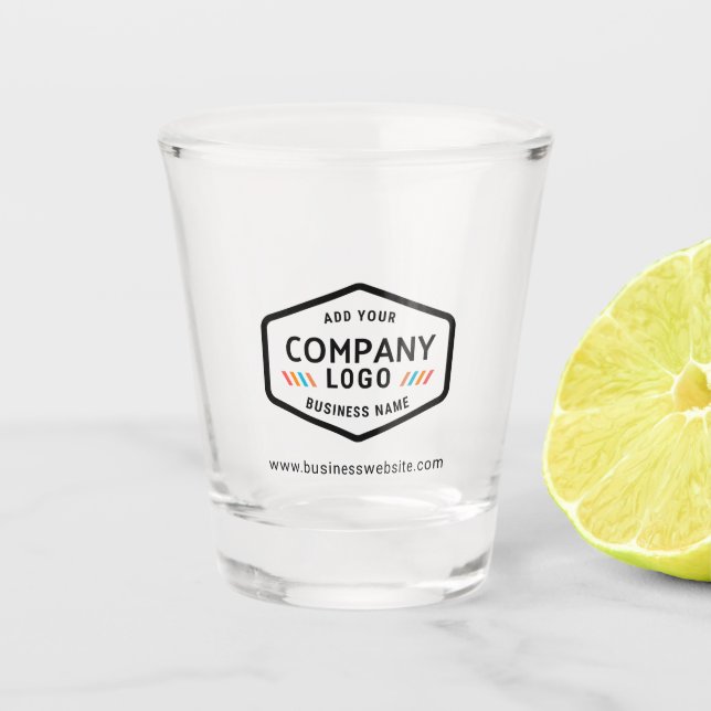 Vaso De Chupito Modern Business Logo Website Minimalist (Anverso)