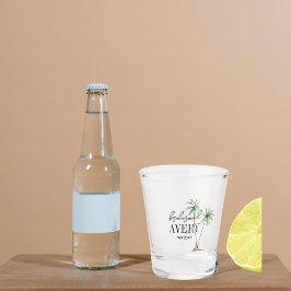 Vaso De Chupito Moderna Bridesmaid Bach Palm Tree Shot Glass