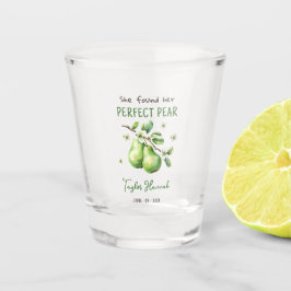 Vaso De Chupito Moderno Brunch Greenery Perfect Pear Bridal Ducha