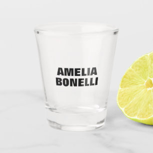 Vaso De Chupito Moderno negrita Minimalista Profesional Añadir pro