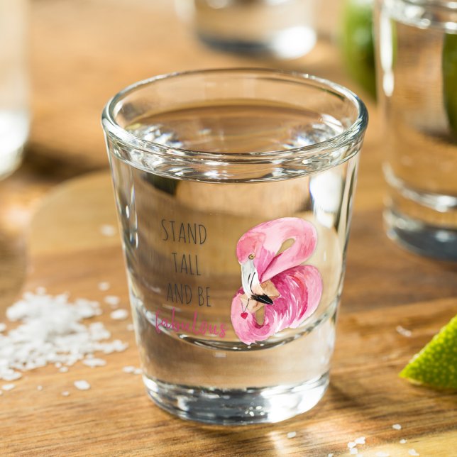 Vaso De Chupito Moderno Stand Exótico Alto Y SEA Fabuloso Flamingo (Subido por el creador)