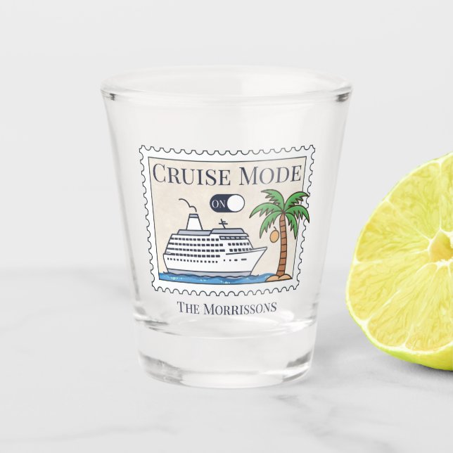 Vaso De Chupito Modo de crucero personalizado (Anverso)