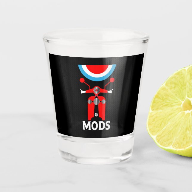 Vaso De Chupito Mods - Mods And Rockers - Música Británica (Anverso)