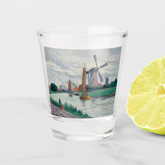 Vaso De Chupito Molinos de viento en Holanda (Países Bajos) (Anverso)