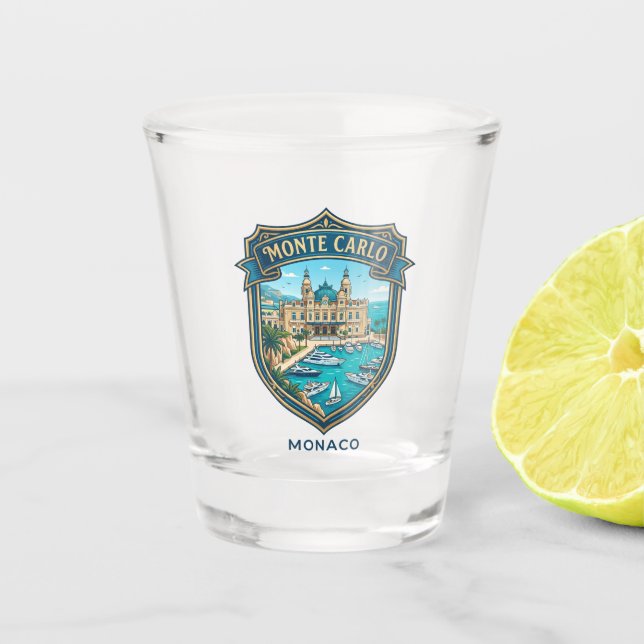 Vaso De Chupito Mónaco Monte Carlo Mónaco (Anverso)