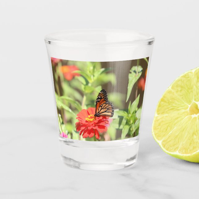 Vaso De Chupito Monarca de Octubre (Anverso)