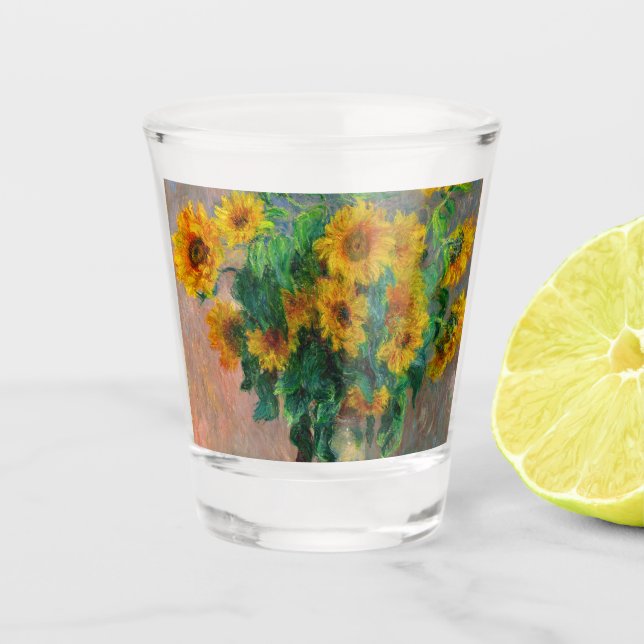 Vaso De Chupito Monet Sunflowers (Anverso)