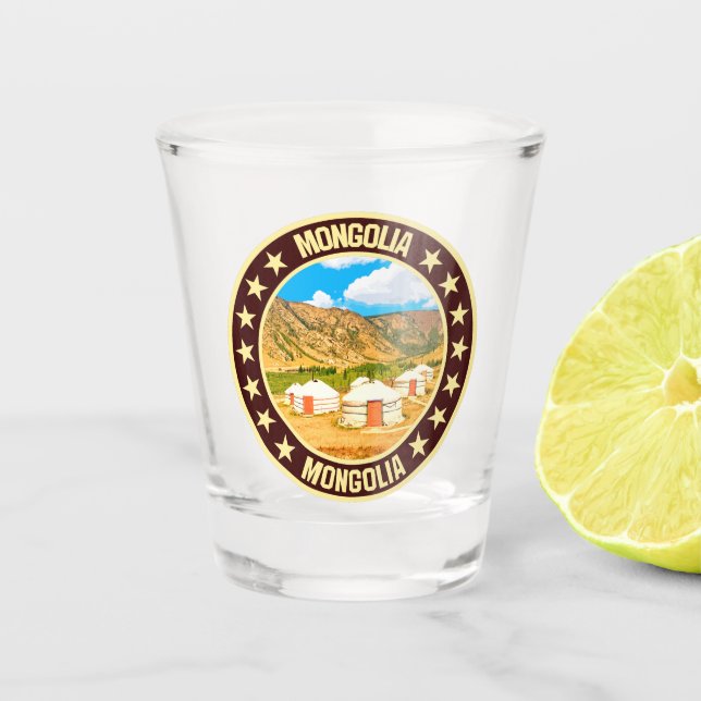 Vaso De Chupito Mongolia (Anverso)