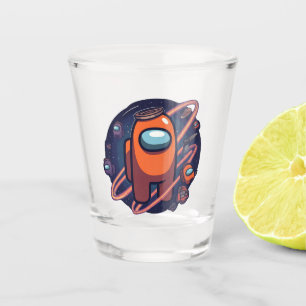 Vaso De Chupito mongus fanart juego crewmate space lindo