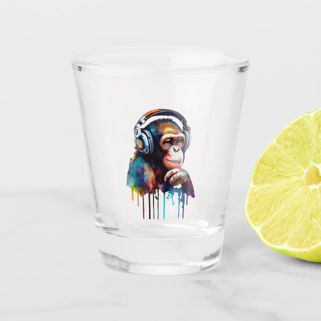 Vaso De Chupito Mono musical (Anverso)