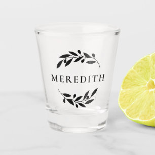 Vaso De Chupito Monograma de bifurcación oleícola