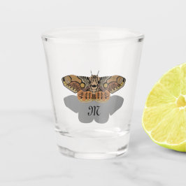 Vaso De Chupito Monograma de Brahmin Moth