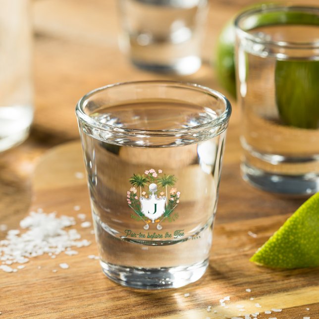 Vaso De Chupito Monograma de las damas de honor de Par-Tee | Golf  (Subido por el creador)