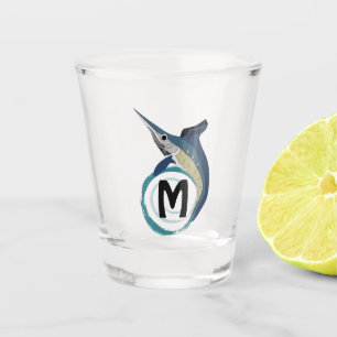 Vaso De Chupito Monograma de saltos de pez espada