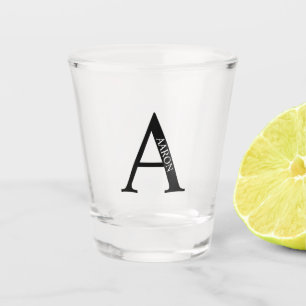 Vaso De Chupito Monograma y nombre personalizados