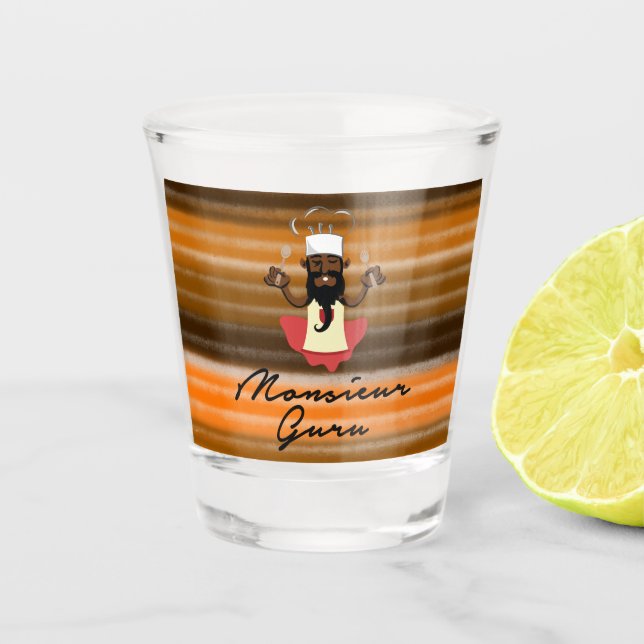 Vaso De Chupito Monsieur Guru 4 (Anverso)
