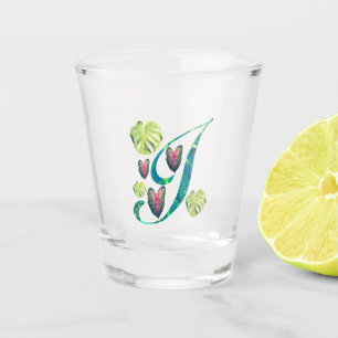 Vaso De Chupito Monstera Alphabet "I"
