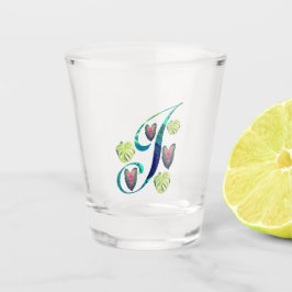 Vaso De Chupito Monstera Alphabet "J"