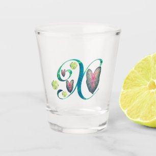 Vaso De Chupito Monstera Alphabet "X"