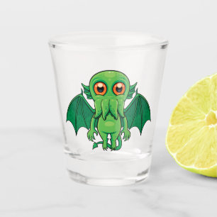 Vaso De Chupito Monstruo de Cthulhu Verde