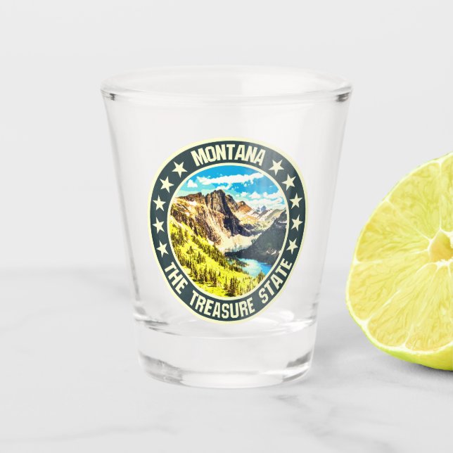 Vaso De Chupito Montana (Anverso)