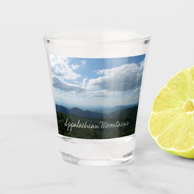 Vaso De Chupito Montañas Apalaches II Shenandoah (Anverso)