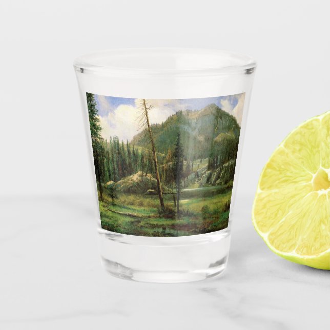 Vaso De Chupito Montañas de Sierra Nevada (bosques americanos) (Anverso)