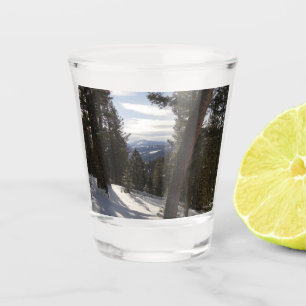 Vaso De Chupito Montañas Madison en invierno en Montana