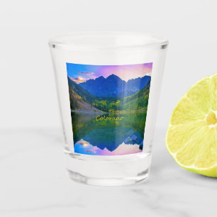 Vaso De Chupito Montañas Rocosas de Colorado y Lago