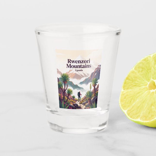 Vaso De Chupito Montañas Rwenzori Uganda (Anverso)
