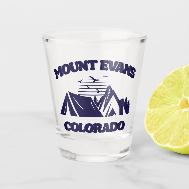 Vaso De Chupito Monte Evans, Colorado (Anverso)