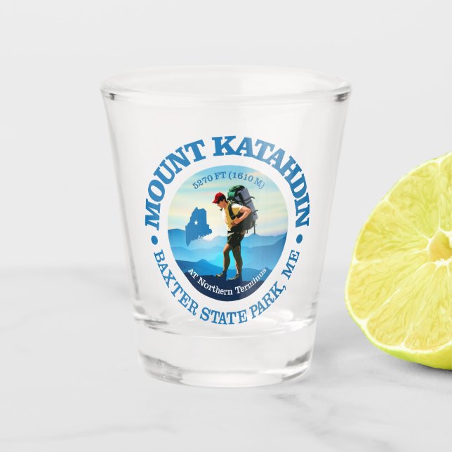 Vaso De Chupito Monte Katahdin (C) (Anverso)