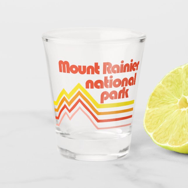 Vaso De Chupito Monte Rainier, Parque Nacional (Anverso)