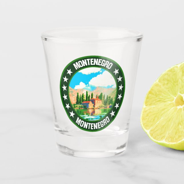 Vaso De Chupito Montenegro (Anverso)