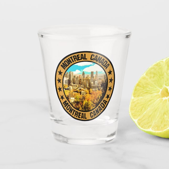 Vaso De Chupito Montreal (Anverso)