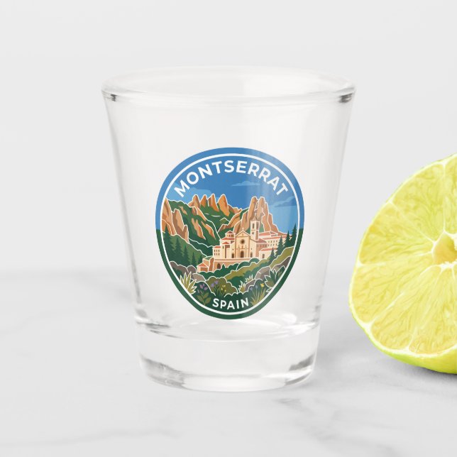 Vaso De Chupito Montserrat España (Anverso)