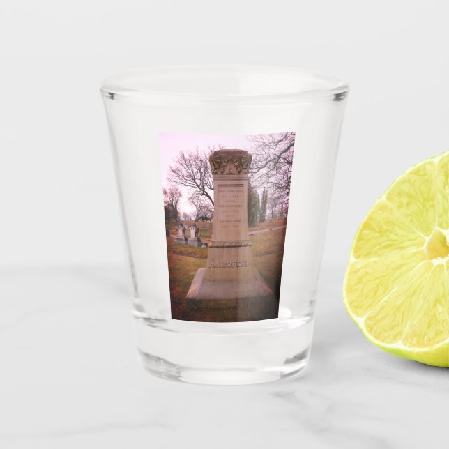 Vaso De Chupito Monumento Borden, río Caído, MAMÁES - A.J. Borden (Anverso)