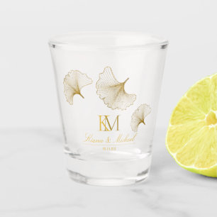 Vaso De Chupito Moonlight Romance Ginkgo Biloba Gold ID881