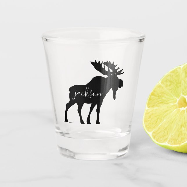 Vaso De Chupito Moose personalizado (Anverso)