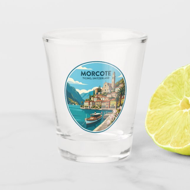 Vaso De Chupito Morcote Suiza (Anverso)
