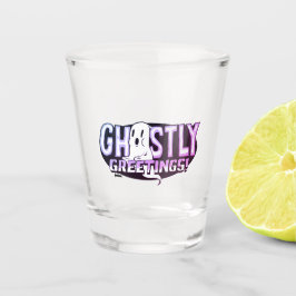 Vaso De Chupito Morple Glow Ghostal Saludos Halloween