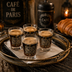 Vaso De Chupito Mosaico de azulejos de Bistró Parisino Pint Gothic