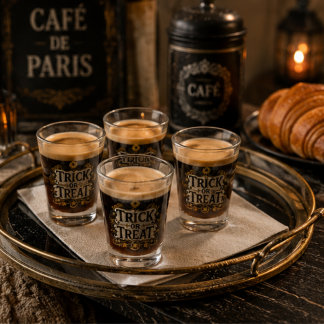 Vaso De Chupito Mosaico de azulejos de Bistró Parisino Pint Gothic