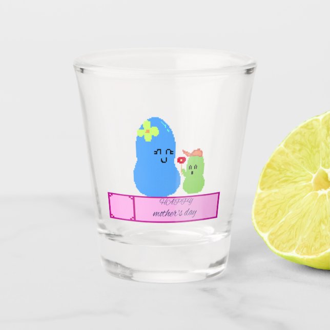Vaso De Chupito Mother's day glass (Anverso)