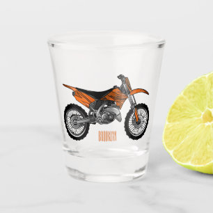 Vaso De Chupito Motocicleta sucia fuera de carretera / motocross p