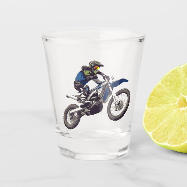 Vaso De Chupito Motocross (Anverso)